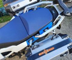 Pannier holders - black leather